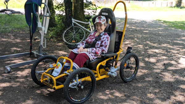 Sortie quadrix sur l'aire de Loisirs de Motz