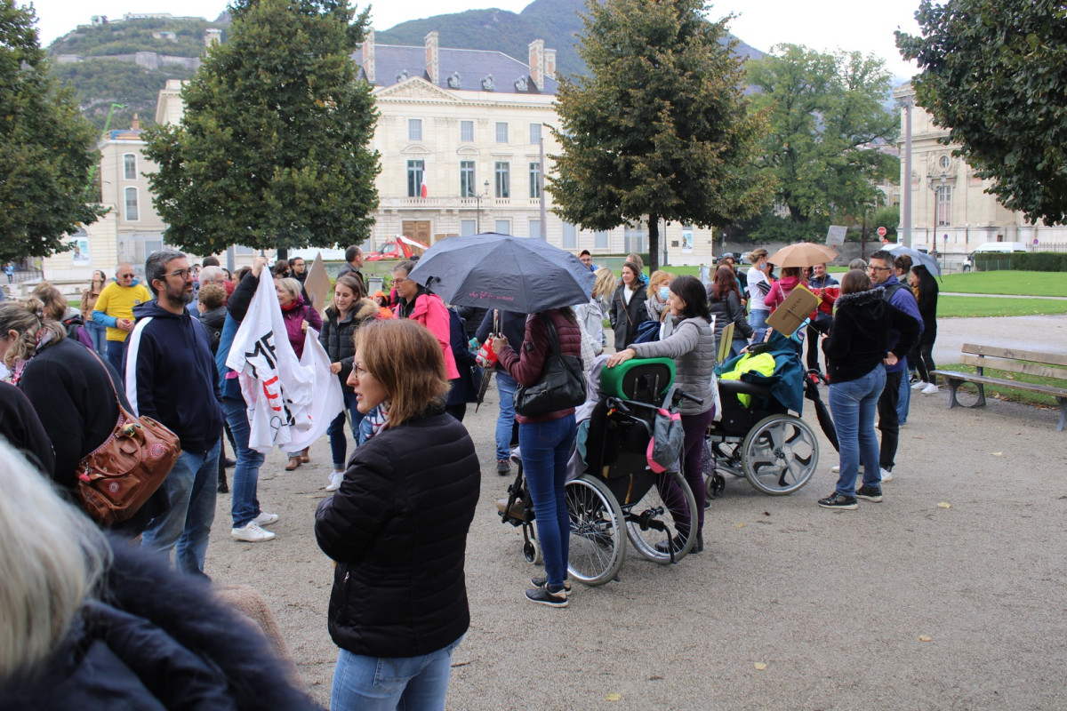 Manifestation à Grenoble
