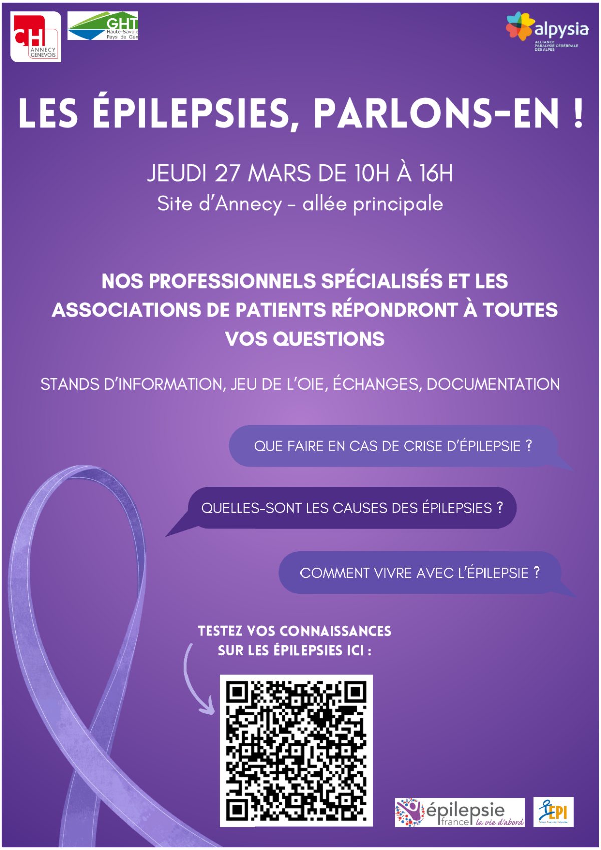 "Les épilepsies, parlons-en !"