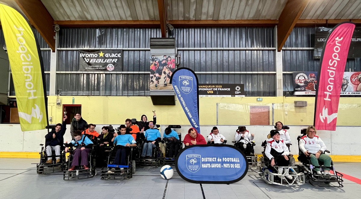 Tournoi annuel de foot fauteuil