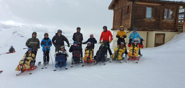 Les adultes sur les pistes !